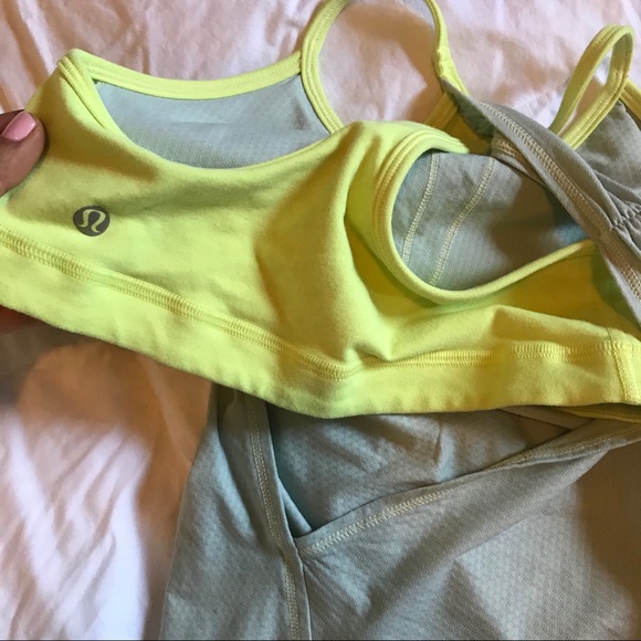 LULULEMON green sports bra tank - Picture 5 of 6